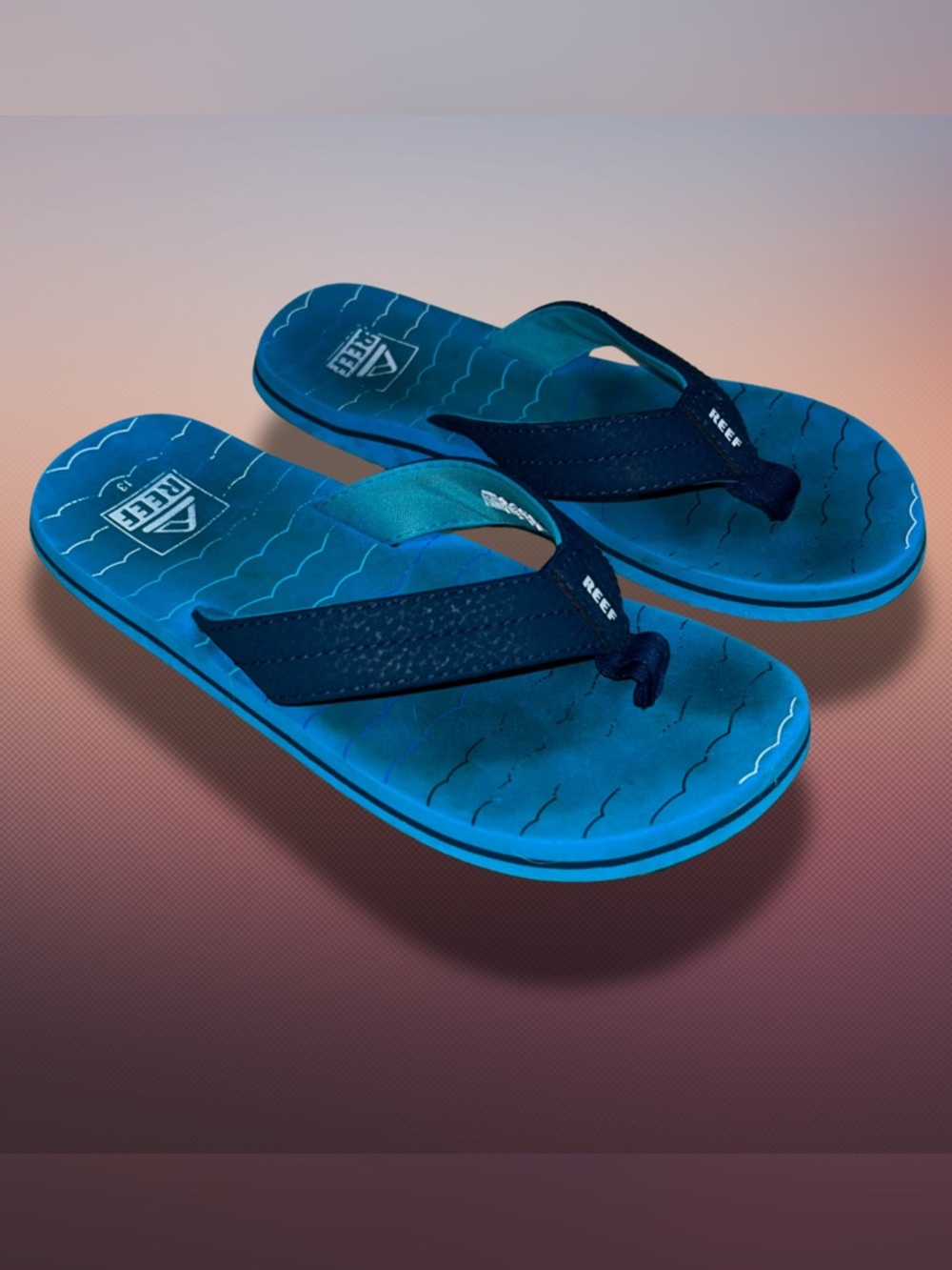Reef Youth Flip Flops Size 13